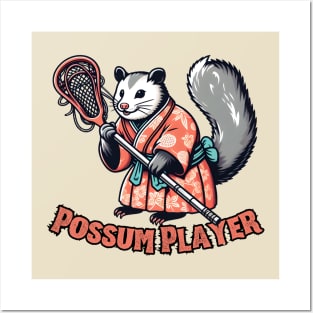 Lacrosse possum Posters and Art